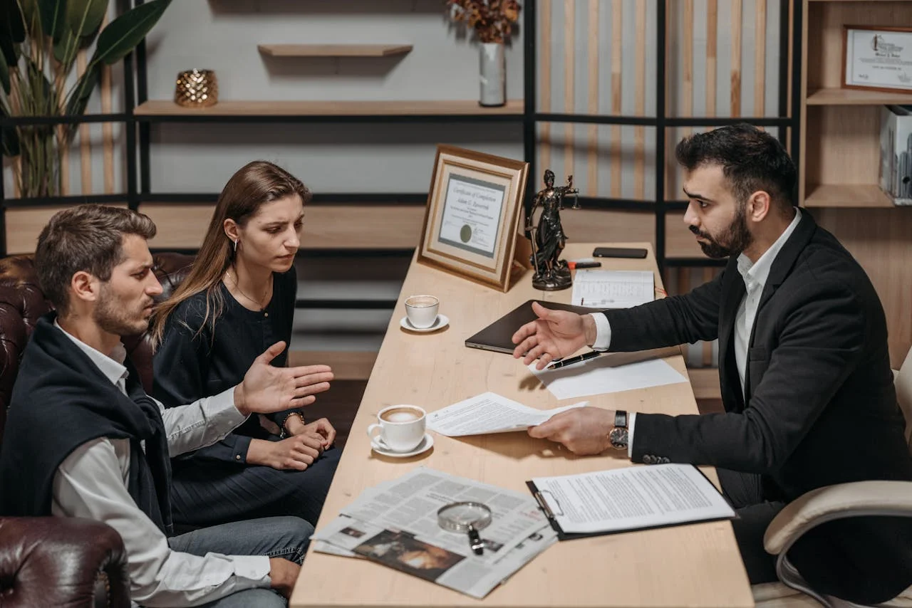 Experienced trial attorneys in professional setting